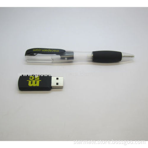 Pen-shaped USB Flash Drive, High-speed 2.0 Interface